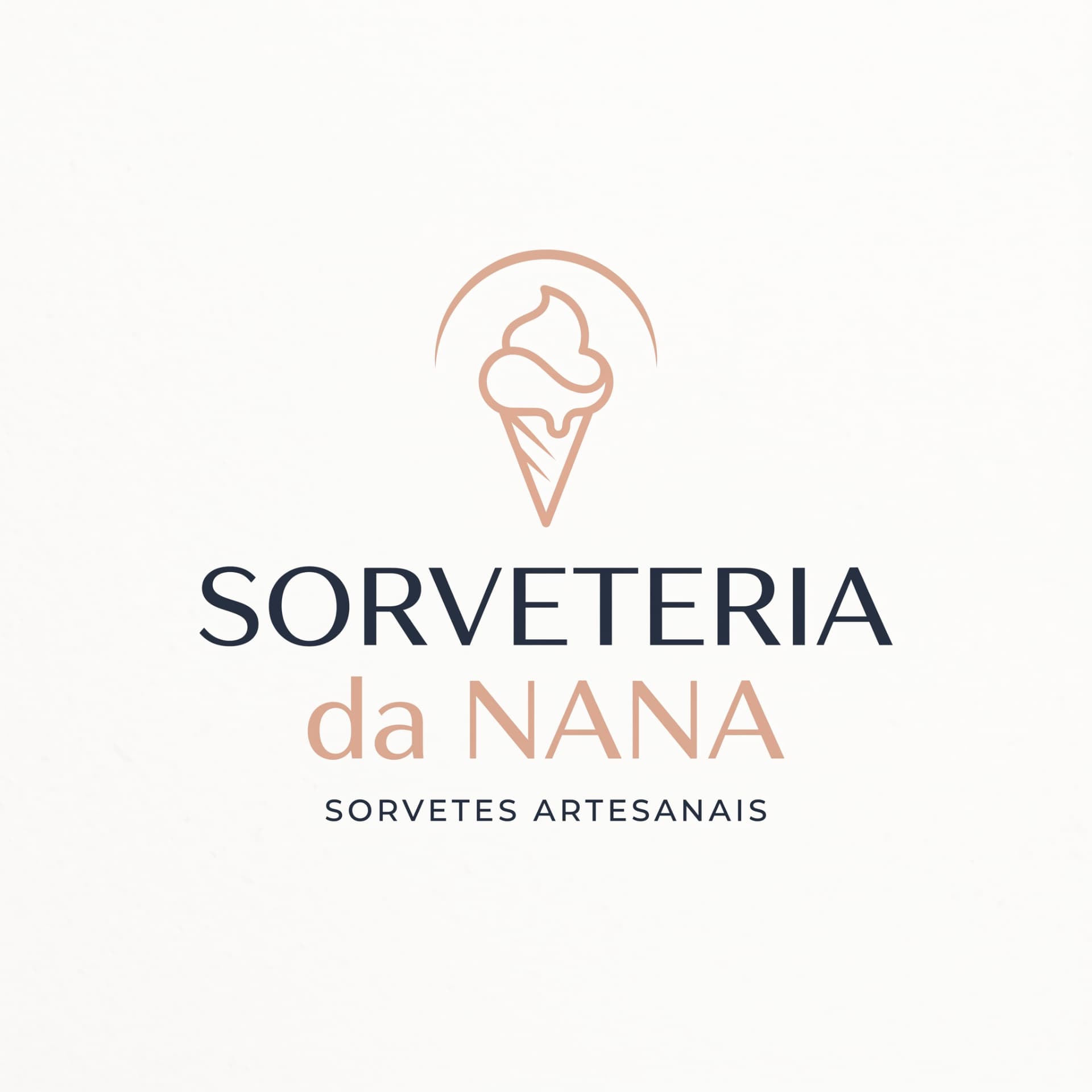 Logotipo Sorveteria da Nana
